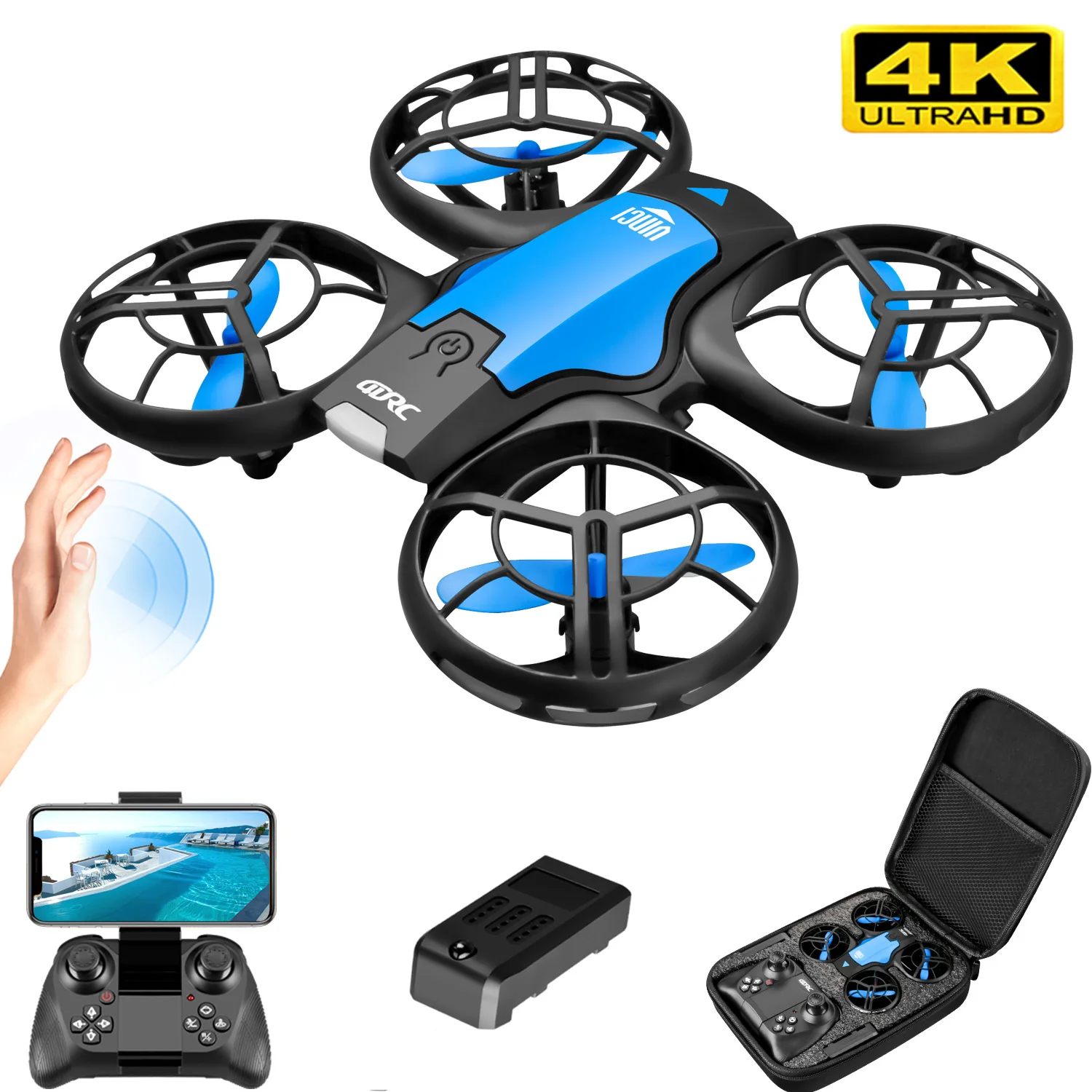 Nouveau mini drone V8 4K profe - Drone Kit Professional avis et prix